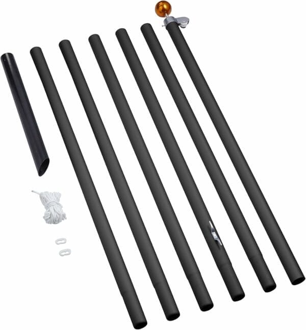 Fairybell deelbare aluminium mast 6, 7 en 8 Meter