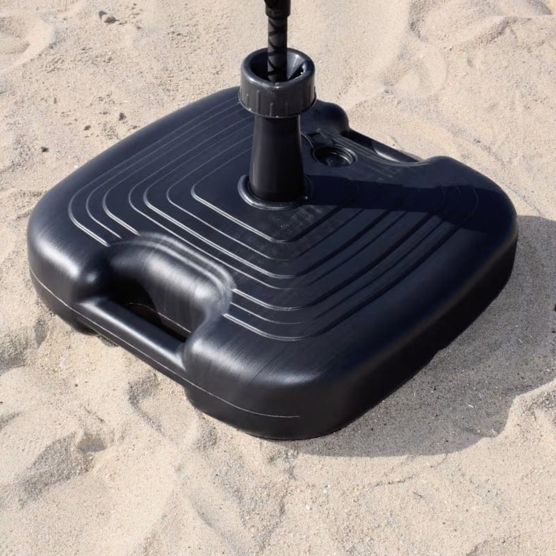 Beachflag Parasolvoet met Verrijdbare Basis