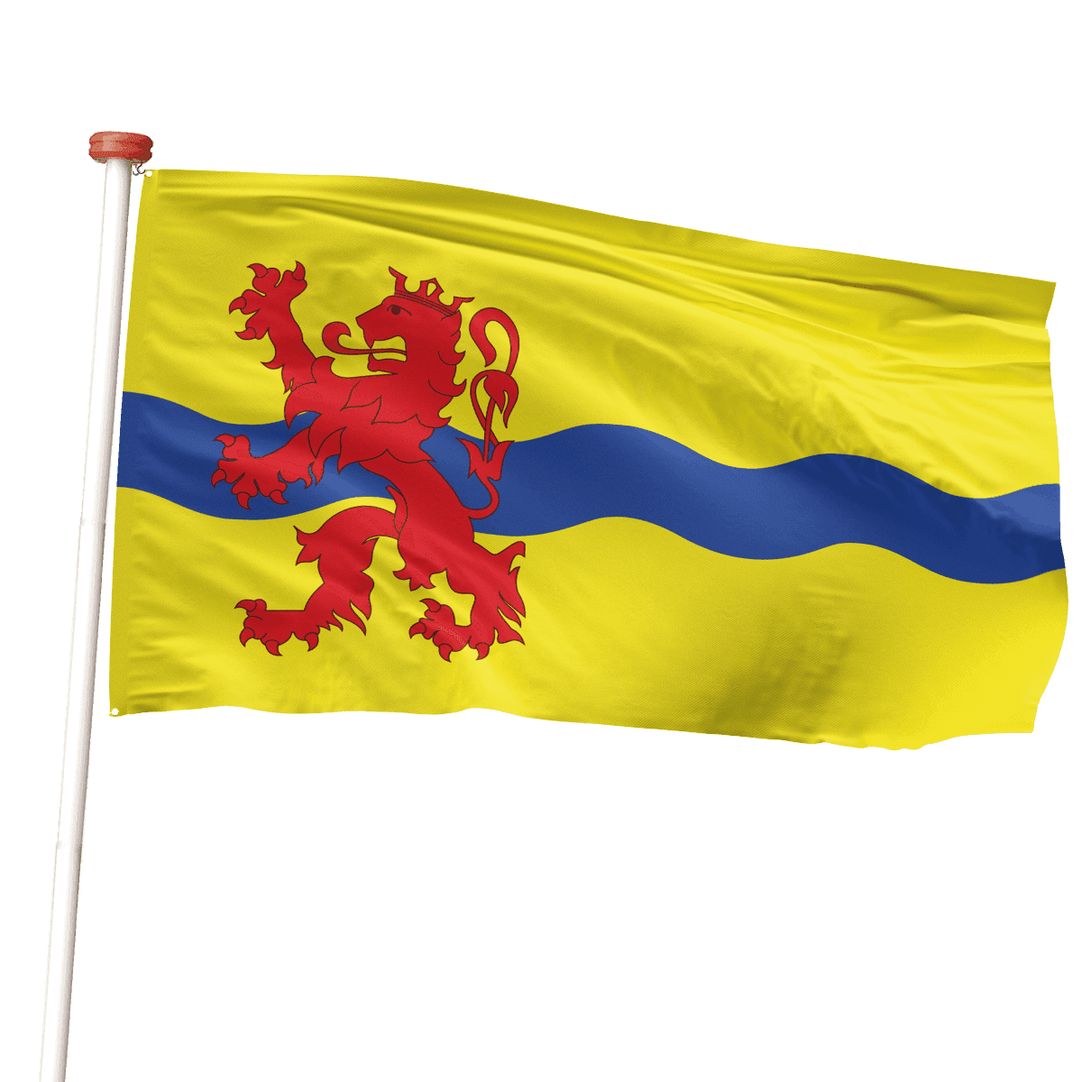 Gemeentevlag van vlakenburg aan de geul of valkenburg