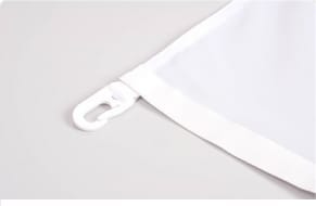 Hoogformaat vlag met eigen logo/ontwerp