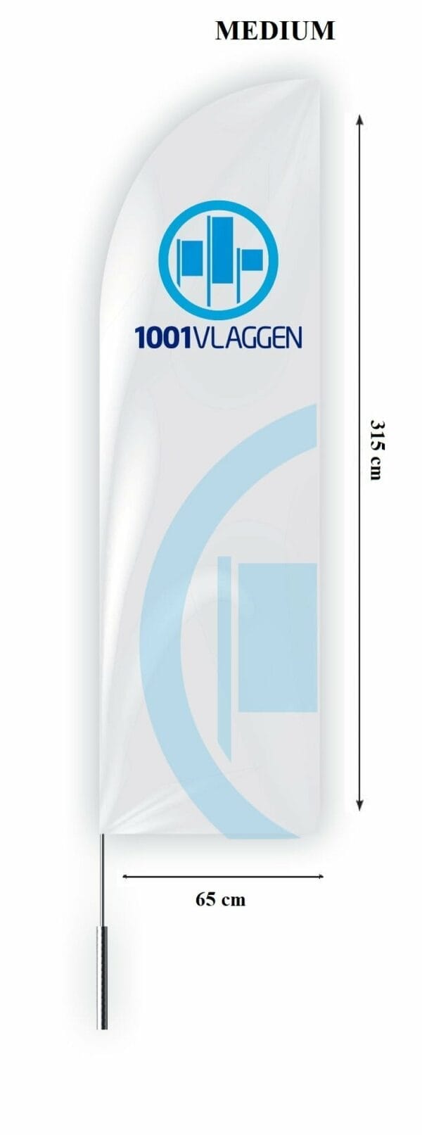 Doek Beachflag straight 