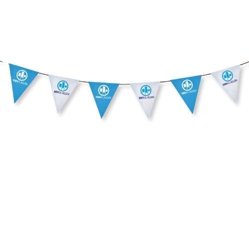 Vlaggenlijn met eigen logo/ontwerp