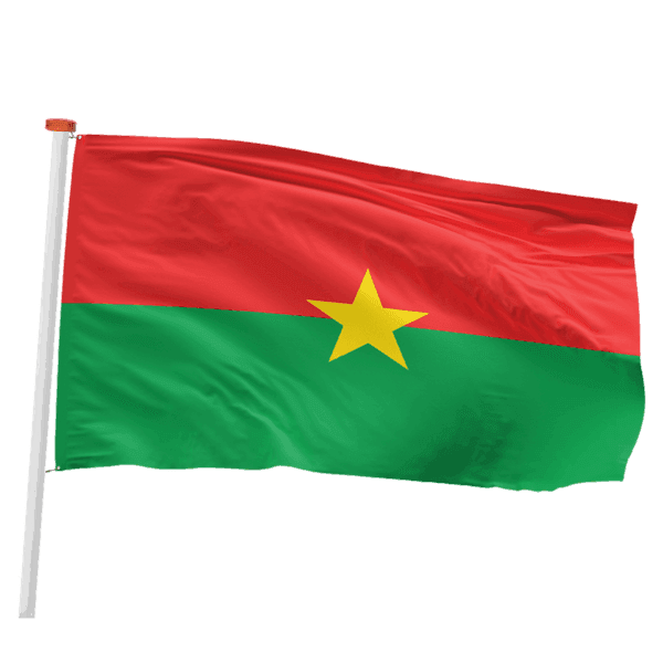 Burkinese vlag (Burkino Faso)